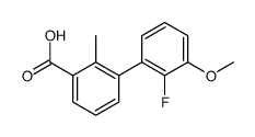 3-(2-fluoro-3-methoxyphenyl)-2-methylbenzoic acid Structure