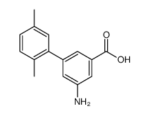 3-amino-5-(2,5-dimethylphenyl)benzoic acid结构式