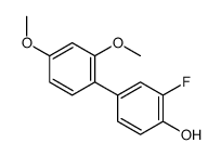 4-(2,4-dimethoxyphenyl)-2-fluorophenol结构式