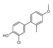 2-chloro-4-(4-methoxy-2-methylphenyl)phenol结构式