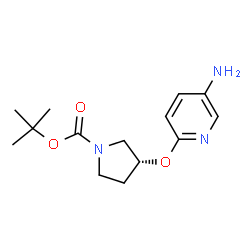 (R)-tert-Butyl 3-(5-aminopyridin-2-yloxy)pyrrolidine-1-carboxylate picture