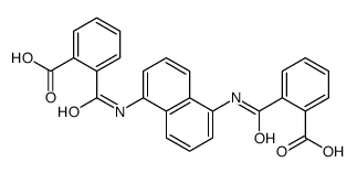 Benzoic acid, 2,2'-[1,5-naphthalenediylbis(iminocarbonyl)]bis- Structure