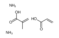 diazanium,2-methylprop-2-enoate,prop-2-enoate Structure