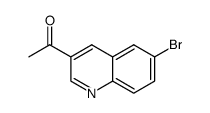 1-(6-bromoquinolin-3-yl)ethanone结构式