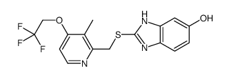 5-Hydroxy Lansoprazole Sulfide结构式