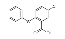 5-chloro-2-(phenylsulfanyl)benzoic acid结构式
