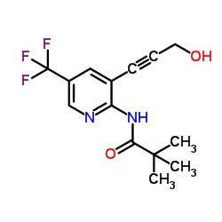N-(3-(3-hydroxyprop-1-yn-1-yl)-5-(trifluoromethyl) structure