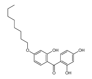 (2,4-dihydroxyphenyl)-(2-hydroxy-4-octoxyphenyl)methanone Structure