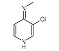 3-Chloro-N-methyl-4-pyridinamine结构式