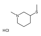 1-methyl-3-methylsulfanylpiperidine,hydrochloride结构式