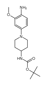 tert-butyl 1-(4-amino-3-methoxyphenyl)piperidin-4-ylcarbamate picture