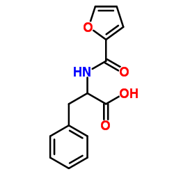 2-[(FURAN-2-CARBONYL)-AMINO]-3-PHENYL-PROPIONIC ACID structure