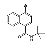 N-t-Butyl 4-bromonaphthamide结构式