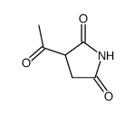 2,5-Pyrrolidinedione, 3-acetyl- (9CI) Structure