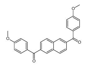 [6-(4-methoxybenzoyl)naphthalen-2-yl]-(4-methoxyphenyl)methanone Structure