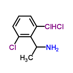 1-(2,6-二氯苯基)乙胺盐酸盐结构式