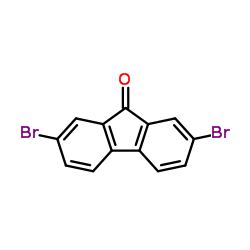 2,7-dibromo-9-fluorenone Structure