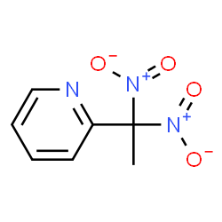 Pyridine, 2-(1,1-dinitroethyl)- (9CI)结构式