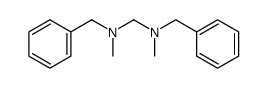 N,N'-dibenzyl-N,N'-dimethylmethylenediamine Structure