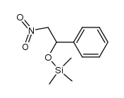 1-Nitro-2-phenyl-2-[(trimethylsilyl)oxy]-1-ethane结构式