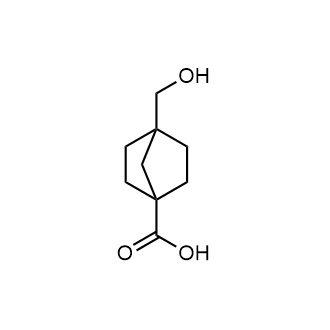 4-(羟甲基)双环[2.2.1]庚烷-1-羧酸结构式