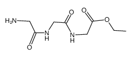 [2-(2-Amino-acetylamino)-acetylamino]-acetic acid ethyl ester Structure