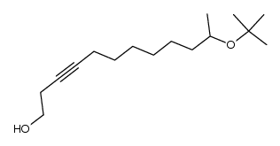 11-tert-butoxy-3-dodecyn-1-ol Structure