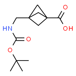 3-(((tert-Butoxycarbonyl)amino)methyl)bicyclo[1.1.1]pentane-1-carboxylic acid picture