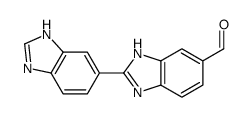 2-(3H-benzimidazol-5-yl)-3H-benzimidazole-5-carbaldehyde结构式
