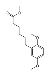 methyl 6-(2,5-dimethoxyphenyl)hexanoate结构式