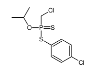 (Chloromethyl)phosphonodithioic acid S-(4-chlorophenyl)O-(1-methylethyl) ester结构式