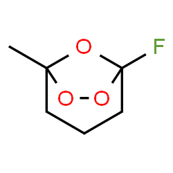 6,7,8-Trioxabicyclo[3.2.1]octane,1-fluoro-5-methyl-(9CI) structure