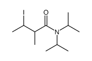 3-iodo-2-methyl-N,N-di(propan-2-yl)butanamide Structure