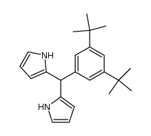 meso-(3,5-di-tert-butylphenyl)-2,2'-dipyrrylmethane结构式