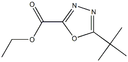 5-(叔丁基)-1,3,4-恶二唑-2-羧酸乙酯结构式