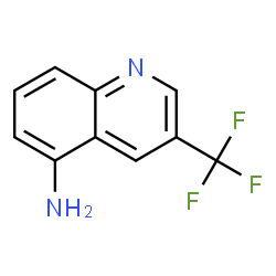 3-(trifluoromethyl)quinolin-5-amine Structure