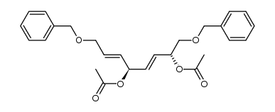 (2R,3E,5S,6E)-1,8-bis(benzyloxy)octa-3,6-diene-2,5-diyl diacetate Structure
