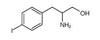 2-amino-3-(4-iodophenyl)propan-1-ol Structure