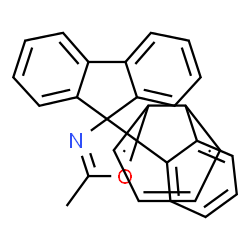 2'-Methyldispiro[9H-fluorene-9,4'-[2]oxazoline-5',9''-[9H]fluorene]结构式