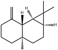 (1aS,7aβ,7bα)-Decahydro-1,1,3aα-trimethyl-7-methylene-1H-cyclopropa[a]naphthalene结构式