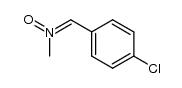 N-(4-chlorobenzylidene)methylamine N-oxide Structure