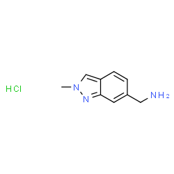 1-(2-methyl-2H-indazol-6-yl)methanamine hydrochloride Structure