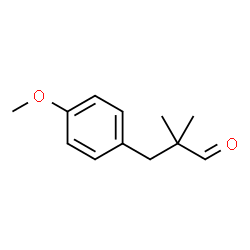 BENZENEPROPANAL, 4-METHOXY-.ALPHA.,.ALPHA.-DIMETHYL-结构式