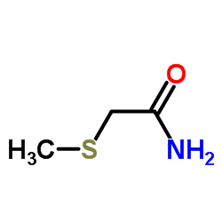 2-(甲硫基)乙酰胺结构式