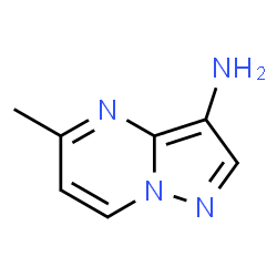 Pyrazolo[1,5-a]pyrimidin-3-amine, 5-methyl- (9CI) Structure