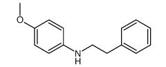 4-methoxy-N-(2-phenylethyl)aniline Structure