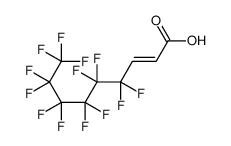 (2E)-4,4,5,5,6,6,7,7,8,8,9,9,9-Tridecafluoro-2-nonenoic acid结构式