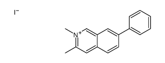 2,3-dimethyl-7-phenylisoquinolin-2-ium,iodide结构式