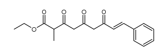 ethyl 2-methyl-3,5,7-trioxo-9-phenyl-8-nonenoate结构式