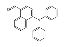 4-(N-phenylanilino)naphthalene-1-carbaldehyde结构式